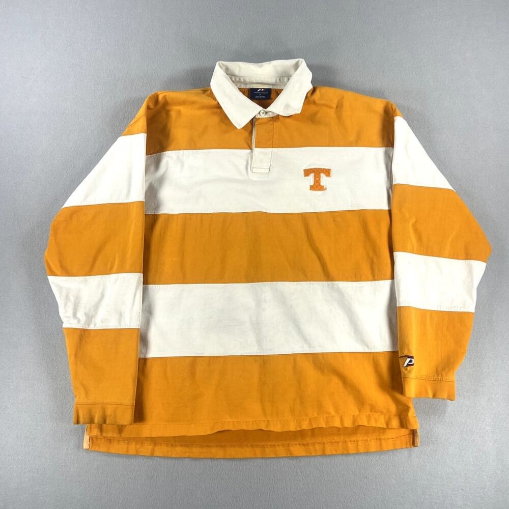 Vintage Y2K Pro Player University Of Tennessee Rugby Polo Long Sleeve Mens XL